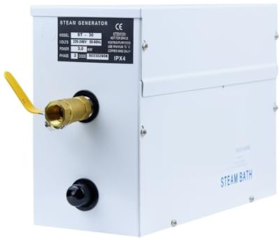 3KW Saunamaschine Dampfbadgenerator, 380V Gewichtsverlust Spa entspannt müden Dampf, Badezimmer-Computer-Bedienfeld Nassdampf Für Home Spa