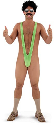 Borat Mankini Baddräkt för män Sexig C-String String Thong Swim Trunks Swim Shorts Alternativ Party Costume Bikini för män