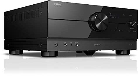 Yamaha RX-A6A AVENTAGE 9.2-Channel AV Receiver – 8K and 4K/120 HDMI, eARC, Dolby Atmos, DTS:X, Auro-3D, Surround:AI, Wi-Fi, Bluetooth, MusicCast