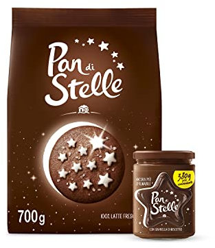 Pan di Stelle Biscotti Frollini con Cacao + Pan di Stelle Crema Spalmabile di Cacao