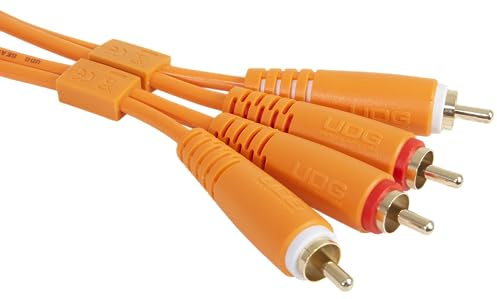 UDG ljudkabel set RCA – RCA orange rak 1,5 m