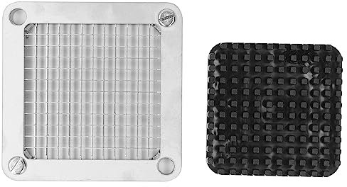 Tissting Pommesschneider Edelstahl Pommes Frites Schneider mit 6mm Klinge, Schneller Manuelles Handkartoffel Apfelschneider Pommes Gemüseschneider für Kartoffeln, Karotten, Gurk