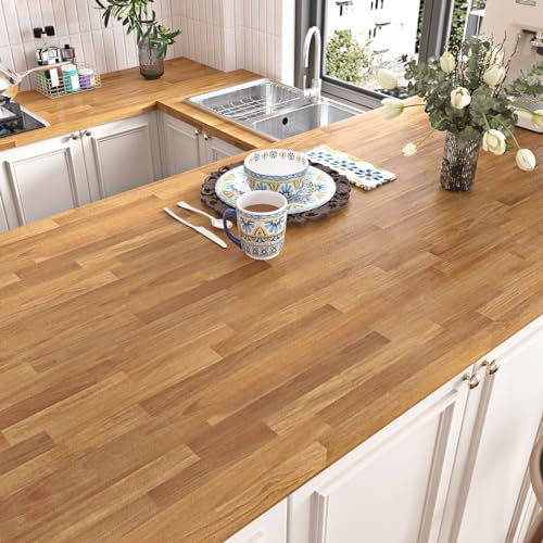 Yullpaper Pellicola Adesiva Legno per Mobili e Muro - Carta Da Parati Lavabile per Piano Di Lavoro Cucina - Decorativa 40cm x 300cm