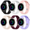 VELULYX Bracelet silicone compatible Garmin Venu Sq/Sq Music/Venu Sq 2/Sq 2 Music, bracelet sport 20mm pour Garmin Venu 2 Plus/Vivoactive 3/Vivoactive 5/Garmin Venu/Vivomove HR/Forerunner 55 245 645