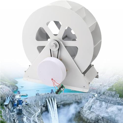 LZDOYY Hydroelectric Turbine Generator,Water Wheel,Hydroelectric Power Station,Low Speed Disc Type Power Generation,Outdoor Wind And Water Wheel,50W