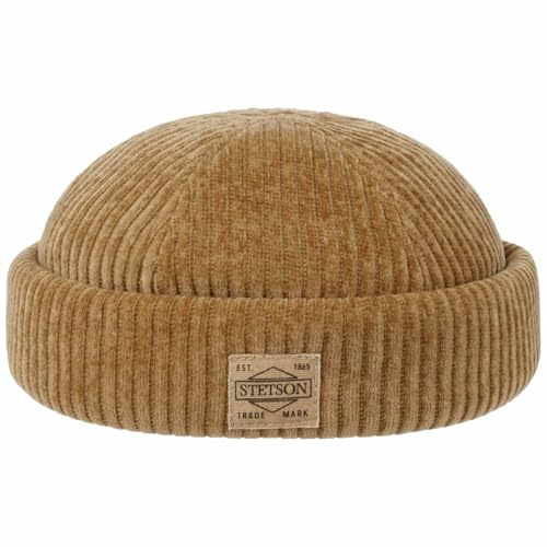 Stetson Jersey Cord Dockermütze Herren Skullcap Fleecefutter Made in EU