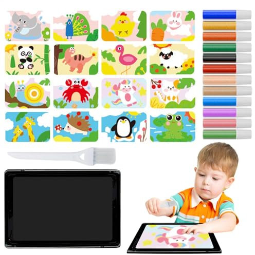 Handgefertigtes Sandmalereispielzeugset - Kleinkinder Sandkunst Kits, Kinderkunst Sandaktivitäten | Fun Sand Art Craft Peel Stick Sandbilder, Kinder Kunsthandwerk Sand Bilder Kinder Für Kinder Künste