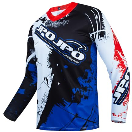 PSPORT Dirt Bike Jersey for Youth, Kids Mountain Bicycle Shirt Long Sleeve Children Downhill Jerseys for Motorcycle Motocross BMX Moto Mx Offroad Racing