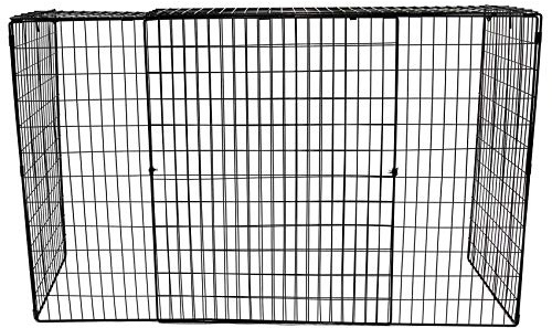 Actiasgear – Extendable Metal Fire Guard Safety Screen | 815mm–1520mm Adjustable Width, 700mm High | Black Fireplace Spark Protector