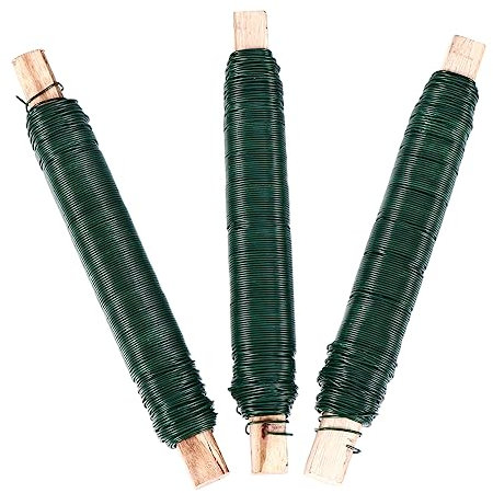 Toyvian 3pièces Fils Attache Pour Fleurs Métalliques Fils De Reliure Pour Peinture Et Bricolage Lot Pour Bouquets De Jardinage