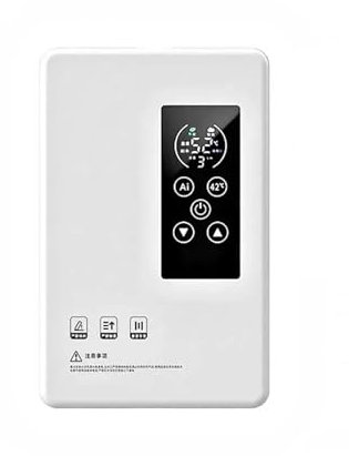 Chauffe eau Electrique, Chauffe-eau Instantané 5500/7000W, Douche Électrique Intelligente, Thermostat De Chauffe-eau Instantané Sans Réservoir For Salle De Bains Et ,Pour cuisine, salle de bain, lavag