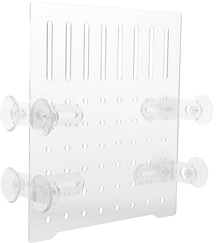 TOYANDONA Acrylic Aquarium Divider with Suction Cups Transparent Micro Isolation Board for Fish Aggression Prevention Durable and Easy to Clean Fish Tank Separator for Breeding and Tank