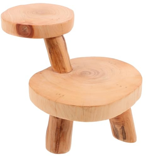 Tofficu Thuja Wood Ornament Base for Crafts Office Decor and Home Crafts Accessory Use as Living Decorations Display