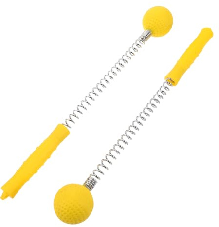 TOBBOMEY Martello Massaggiatore a Molla 2 Pezzi, Strumento Manuale per Massaggio Martellante Schiena e Spalle, Dispositivo Portatile per Rilassamento Muscolare Completo Corpo, Materiale