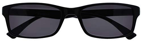 OPULIZE Occhiali Da Lettura Nero Lettori Sole UV400 Stile Designer Uomo Donna S92-1 +2,00