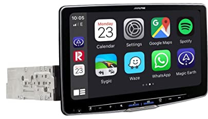 Alpine ILX-F115T6 | Autoradio mit 11-Zoll-Touchscreen, DAB+, 1-DIN Einbaugehäuse, Wireless Apple Carplay und Android Auto Unterstützung für VW T5, T6