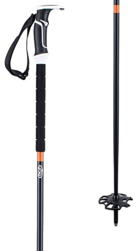 bca Bastón de esquí Unisex Scepter Black para Adultos, 120 cm