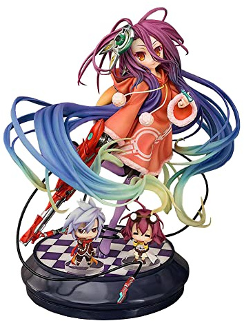 Zhongkaihua No Game No Life Schwi Dola Figur – 22 cm Stehende Figur Anime PVC Statue Büro Schreibtisch Ornament Dekoration Geschenk für Fans