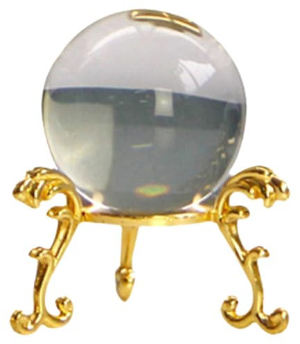 OFFSCH Glaskugel mit Ständer, 1 Satz, Glas und Eisen, Dekorativ
