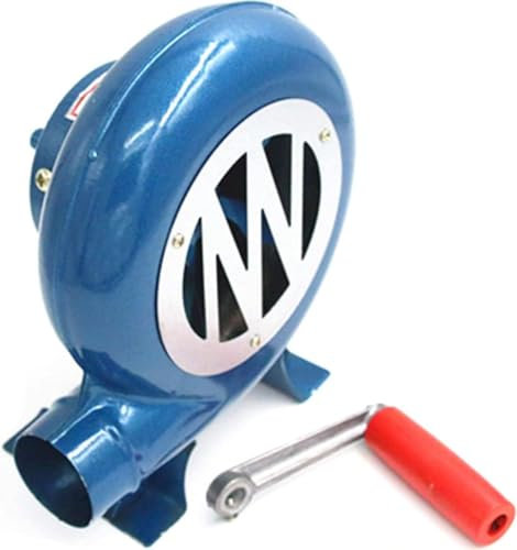 LWLYLCHBM Original Manual Blacksmith Forge Blower, Air Blower Barbecue Fire Bellows Hand Crank Tool Stove Accessories-80w