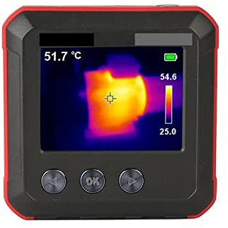 Termocamera professionale, Termocamera a infrarossi 120 * 90 Telecamera for immagini termiche Termografica Imaging professionale Costruzione Liquidità Ir Casa Strumenti per la risoluzione dei problemi