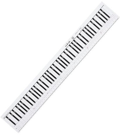 WHAMVOX Klaviertastatur Übungspapier 88 Tasten Rollbar Tintenschutz PVC Beschichtet Für Anfänger Klavierfinger Simulation Lernhilfe