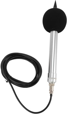 Sensore di Rumore Industriale, Sensore di Rumore Decibel in Lega di Alluminio, Fonometro Ambientale, Fonometro Portatile per Monitoraggio del Rumore DC9-30V (YGC-ZS-KV-V2)