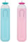 Flylin 2 Stück Elektrischer Quilling-Stift, Quilling Werkzeug Elektrisch mit Edelstahl-Kopf, Quilling Slotted Tool Pen für Allgemeine Quilling Papierstreifen und Breitere Quilling Papie(Blau+Rosa)