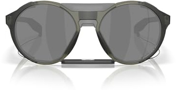 Oakley Herren-Sonnenbrille, mattschwarzer Rahmen, Prizm Snow Black Iridium Gläser, 54 mm, Matte olivfarbene Tinte, Prizm Schwarz, polarisiert, 54 mm