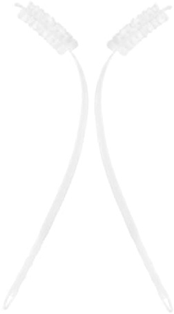 OSOLADY 2pcs Washer Drum Brush Rolling Cleaning Brush for Washing Machine Dryer Vent Cleaning Tool Gentle Surface Scrubber Ergonomic Handle