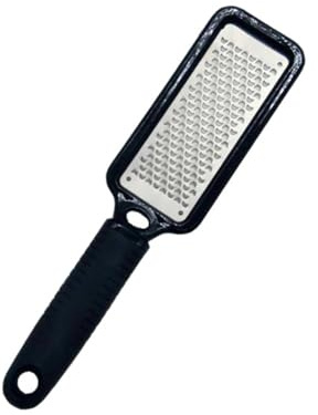 Removedor de Callos Pies de Acero Inoxidable Negro 1pieza | Abs, Mango Ergonómico, Elimina Piel Muerta y Durezas, Uso Cómodo para Pedicura