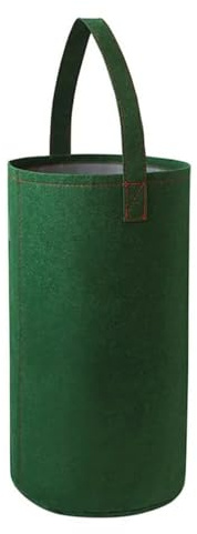 KJUUQBZL Felt Planting Buckets Multi-Function Felt Hanging Tomato Grow Bag Upside Down Planter Strawberry Vegetable Flower Plant Grow Bags Garden Plant Pot(Green)