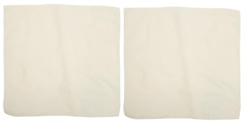 Angoily Lot de 2 Passoires Alimentaires en Tissu Étamine 60 Cm Passoire à Filtre Alimentaire Réutilisable pour Tofu Lait de Soja et Cuisson Vapeur Tissu Filtrant la Cuisine Maison Cuisine