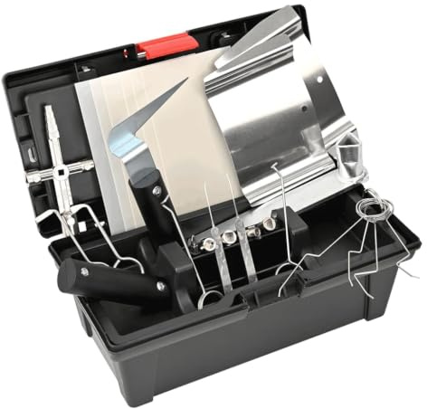MULTIPICK Kit d'outils d'ouverture de porte [boîte d'urgence] Kit de crochetage professionnel avec curseur de porte, carte d'ouvre-porte, fil de chute de porte, crochetage et plus encore - Outil de