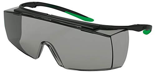 Lunettes de Protection uvex Super f OTG pour Soudeurs | Oculaire PC Gris | Certifiées NF en 166 169 | Lentilles Antibuée | Protection UV 400 et IR Fiable | Niveau 1,7 Protection | Légeres