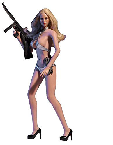 ZSMD Female Nahtloser Actionfiguren, 1/6 Actionfiguren Weiblich Military Soldat Figur Modell mit 14 beweglichen Gelenken, (Kopfform, Körper, Schuhe, Kleidung, Aber Keine Waffen)
