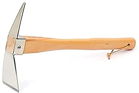 FHYTGBS Hacke-Rechen-Gartenarbeits-Handwerkzeuge -Handspitzer Grubber Pflüger Hacke Egge-Pick Garten-Jätwerkzeug für Unkraut Gras-Spitzhacke Garten-Picks Hacken (Size : Hoe+Rake)