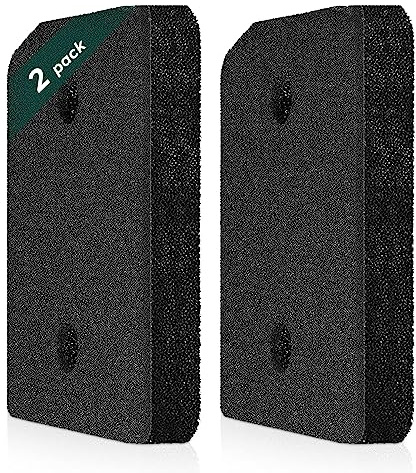 Filter für Miele 9164761 Trockner Wärmepumpentrockner - Trockner Zubehör Schwammfilter Fusselfilter Kondenstrockner Filterschaum Schaumstoff Sockelfilter | Fein-Grob 207 x 157 x 30mm,2er Set