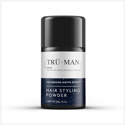 Tru Man, Thickening, Hair Powder For Men, 24 Hour Lasting Volume for All Hair Types, Strong Matte Finish, Cruelty-Free, Vegan, Made By Leading UK Barber 20