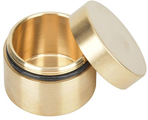 Pocket Piller Lådor, Mässing Rund Form Vattentät Dammtät Fuktsäker Medicin Box Rund Form Förseglad Behållare(S) Övrig vandrings- och campingutrustning