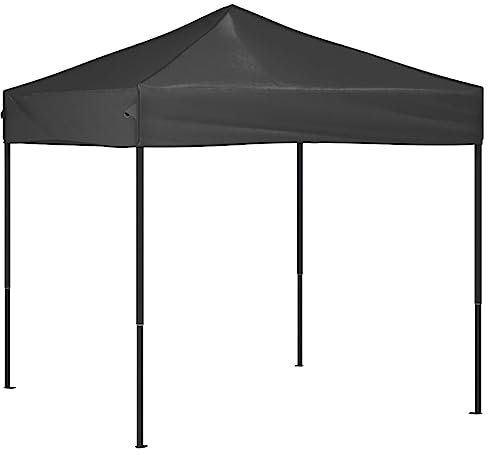 vidaXL Folding Party Tent Outdoor Garden Camping Gazebo Pavilion Marquee Canopy Shelter Foldable Pop up Tent Canopy Gazebo Anthracite 2x2 m