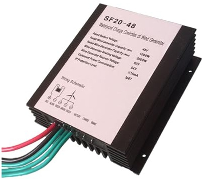 SHYISY Controlador de Viento a Prueba de Agua 1000W/1500W/2000W 24V/48V/96V regulador de turbina aerogeneradora Controlador de generador de Viento FW/SF10 SF20 (Size : 1000W, Color : 96V)