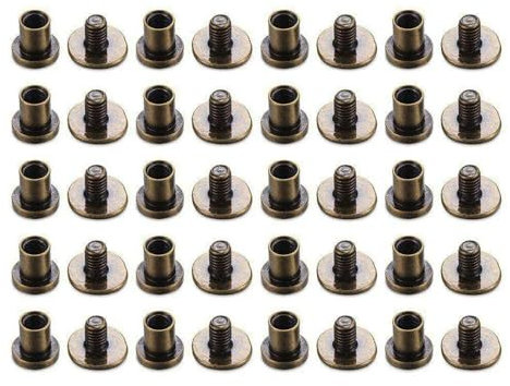 Gewindenieten, Nietmuttern, Befestigungsmutter, 20 Stück Herzmuster, Nieten, Kupfer, Leder, Handwerk, Gürtel, Geldbörse, massives Messing, Nagelnieten, Schrauben, Stoffknopf, Dekoration, Nagel,