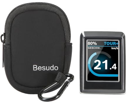 Besudo Displayschutz Schutzset passend für Bosch Kiox 300 Display(BHU3600) | Doppelter Schutz für Kiox 300 - Schutzhülle und Schutztasche - E-Bike Zubehör