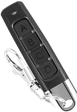 shpuuyy Abridor Remoto de Puerta de Garaje,Control Remoto de Puerta de Garaje,Llavero de clonación inalámbrico de MHz - Reemplazo Remoto de Garaje de 4 Botones para Sistemas de Cierre centralizado