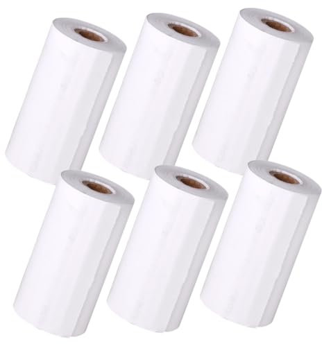 FELTECHELECTR 6rolls Thermal Printer Paper for Instant Camera Compatible Cameras and Sprocket Printers Printing Easy to Use