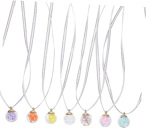 Lurrose 35pcs Foamed Balls Strapping Silk-Like Ribbons for Dessert Table Decorations Random Color