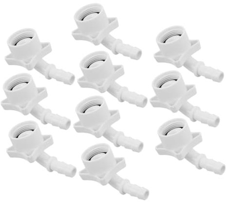 LABRIMP 10 Pcs Washing Machine Hose Connector Faucet Quick Connector Pp Iron Quick Connect Snap Coupling for Car Wash Hose and Inlet Portable Water Connection