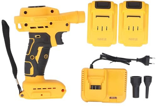 Gearwell Air Blower, pistola de soplado eléctrico de 18 V con batería recargable para la limpieza del filtro y el vehículo, el soplador de polvo inalámbrico, el aire de aire