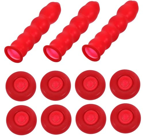LOORGVEL 40 Pièces Capuchons de Calfeutrage pour Tubes de Mastic Protection Étanche Fuite pour de Colle Verre Économiseur de Joint pour Bouteilles Ouvertes Accessoires Pratiques pour